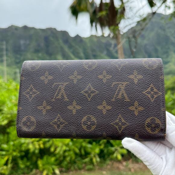 Vintage Louis Vuitton Monogram Canvas Long Wallet Authentic - Picture 7 of 16